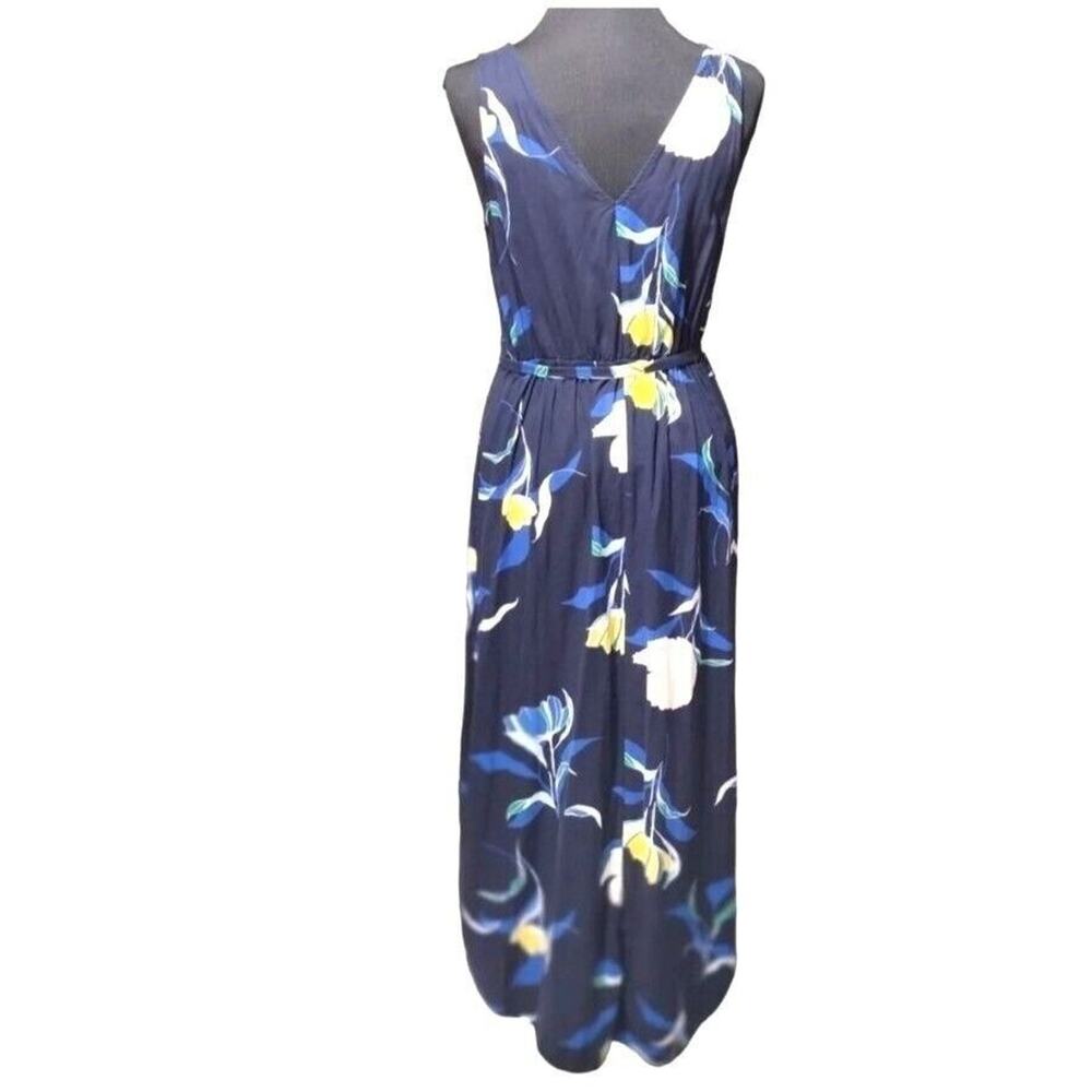 New Day Women's Dress Small Floral Blue Sundress Sleeveless Vacation BOHO - Picture 4 of 14
